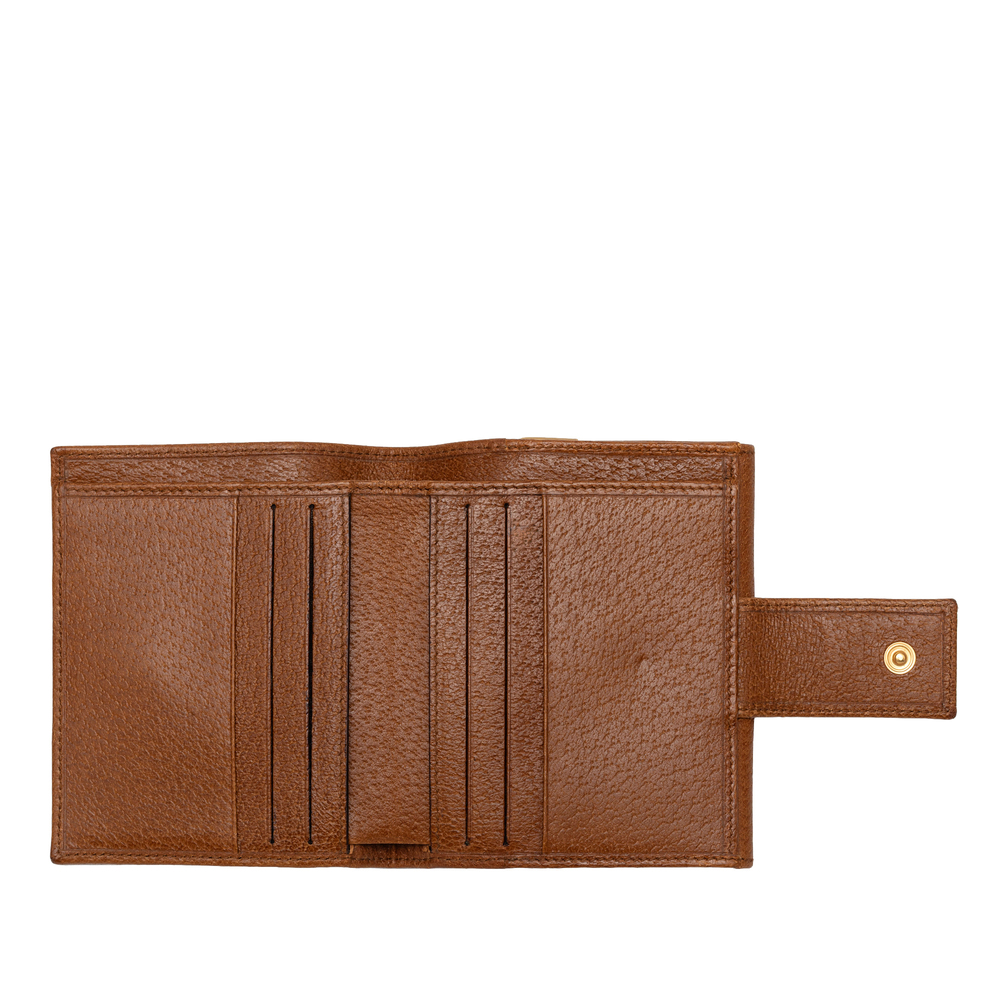 Pre-Loved Gucci Calfskin French Flap Wallet - Picture 4 of 8